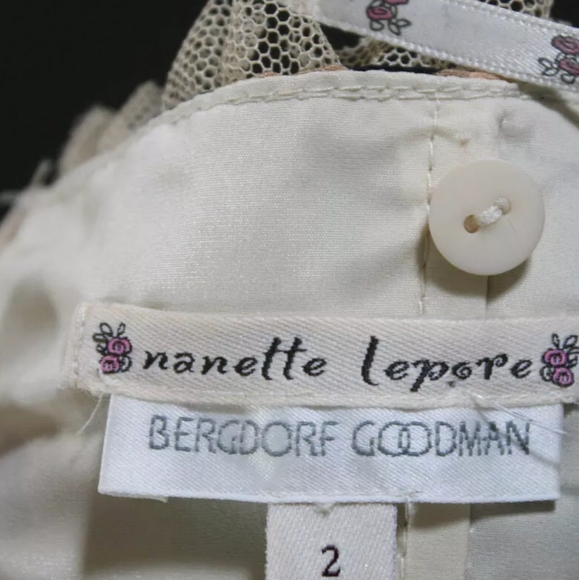 NANETTE LEPORE STRAPLESS SWEETHEART SEQUIN leopard - Picture 6 of 6